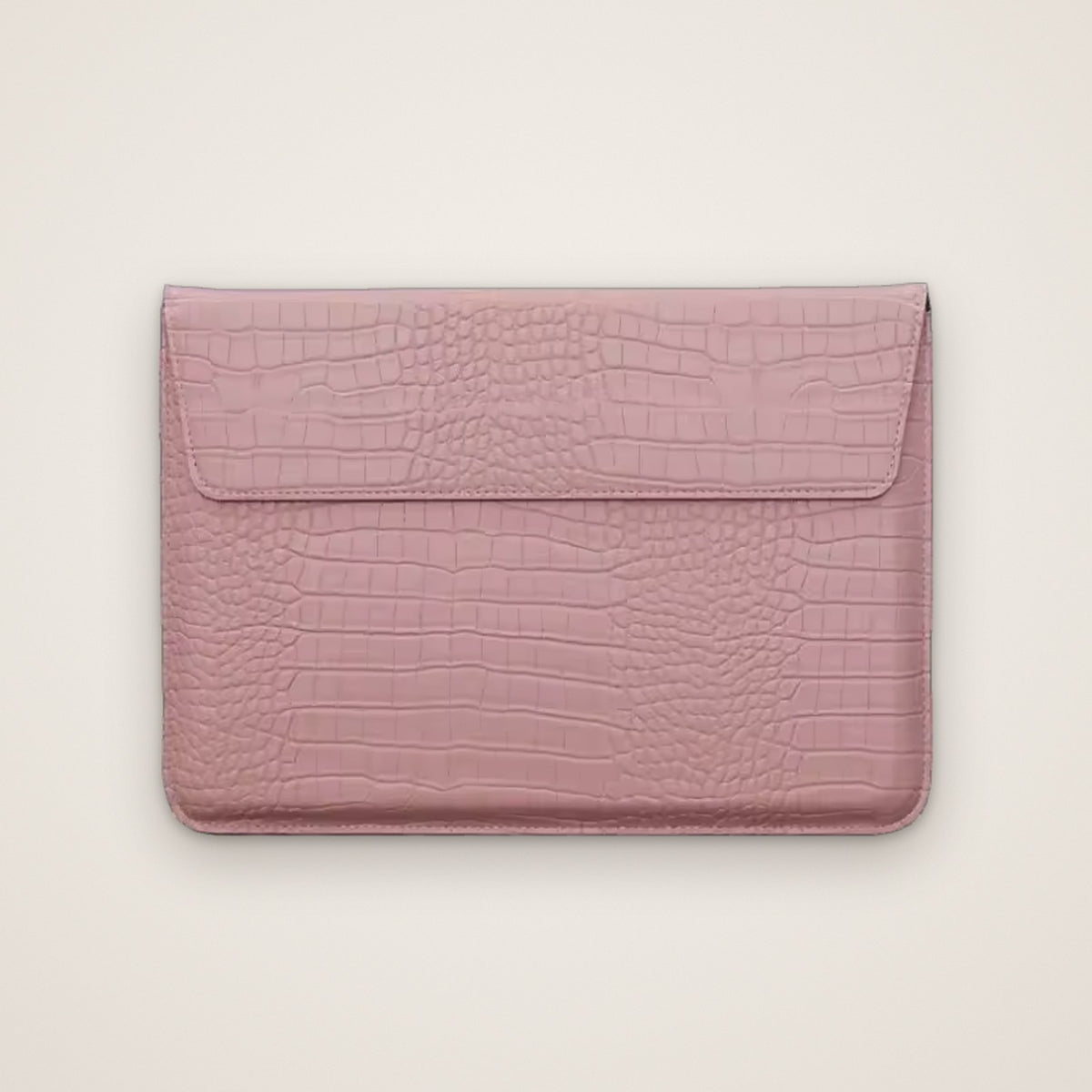 L’Enveloppe – Croc-Embossed MacBook Sleeve 13″–14.2″